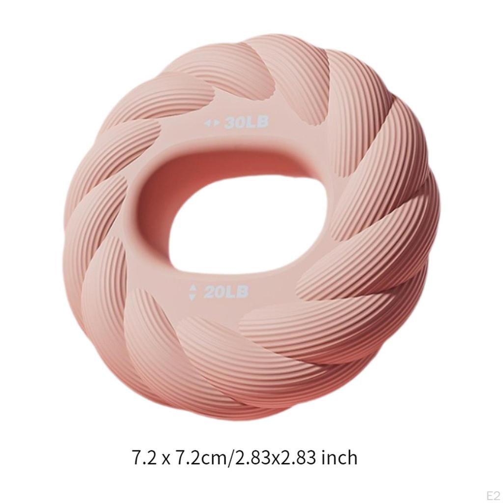 Grip Strength Ring Strengthener Wrist Forearm Finger Exerciser for Men Women