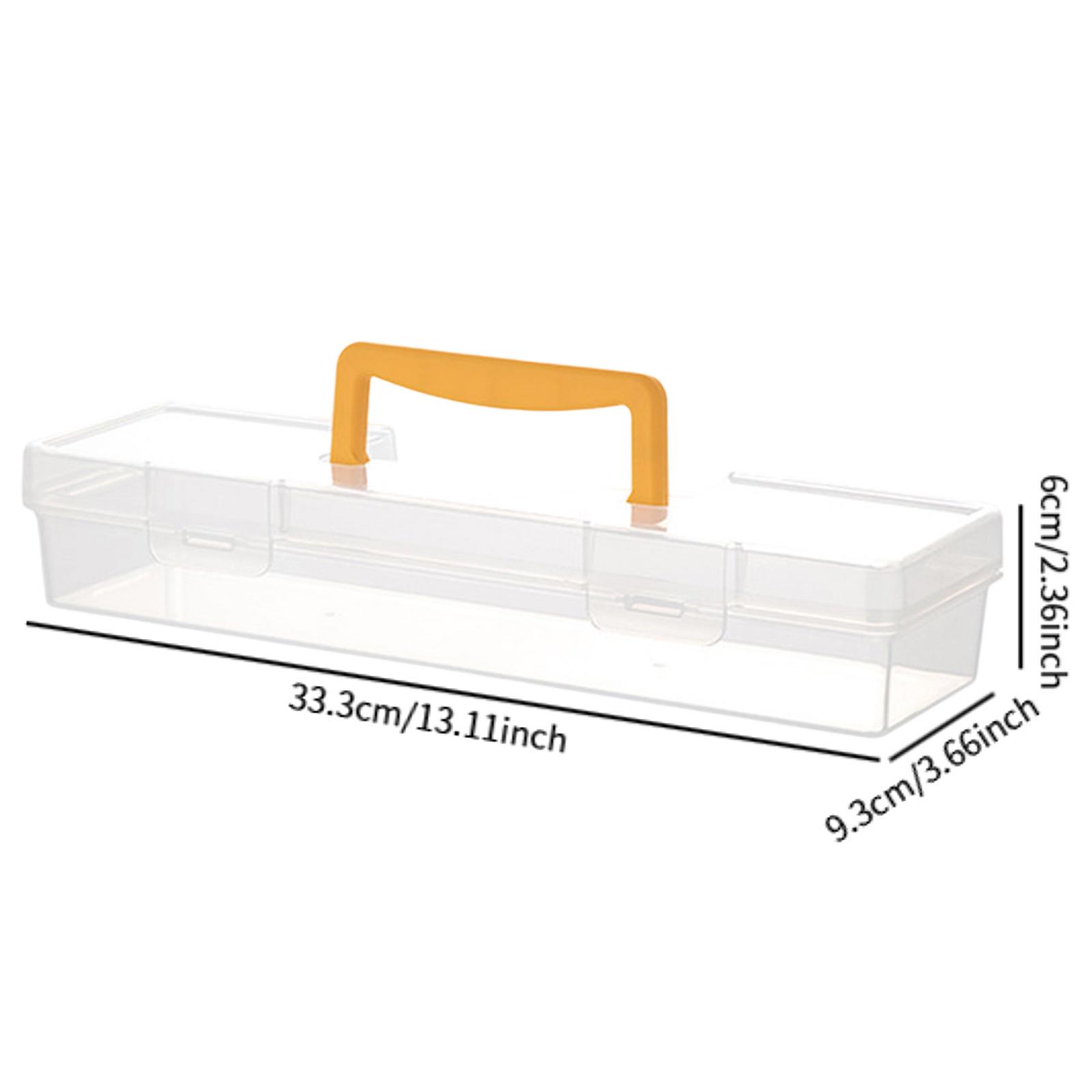 

Portable Transparent Hardware Tool Box Multifuntional Empty Toolbox Plastic Parts Box Tool Organizer Household Tool Storage Box