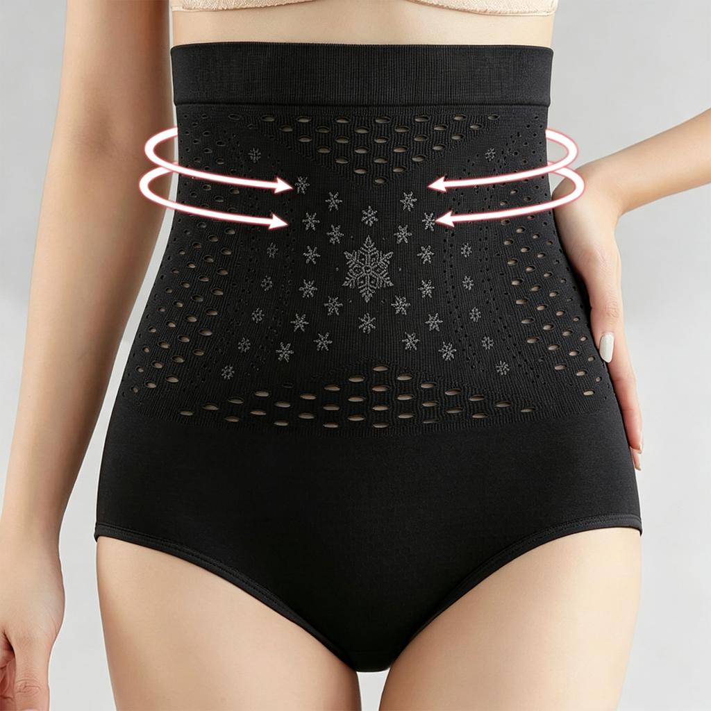 High Waist Shaping Panties for Women Seamless Tummy Control Butt Lifting Body Shaper Underwear Slimming Briefs with Breathable Design