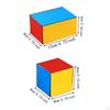 2x Geometric Shapes Blocks for School Supplies Student Homeschool Activities Large