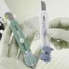Cartoon Mini Dismantle the Courier Knife Unpack Tool Paper knife Art knife Metal Retractable Blade Knife For Stationery Supplies