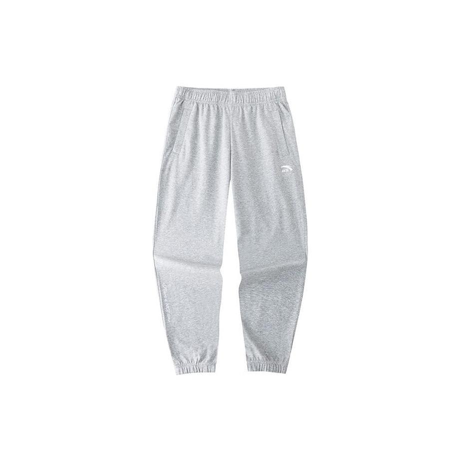 Anta Life Collection Knitted Sweatpants Men's Gray Heather Gray 152428323-1