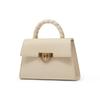 New CHARLES&KEITH PU Polyurethane One Shoulder Handbag Small Size Women's Beige/Black/Orange CK2-50270840