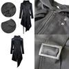 Elegant Gothic Swallow-tail Coat For Men Perfect Cosplay Costume Halloween Uniform
