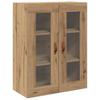 Highboard Cabinet with Shelf 2 pcs Artisan Oak Wood Material