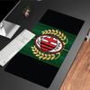 Tappetino per mouse con logo AC Milan, base in gomma, tappetino da scrivania per esports, tappetino per mouse per giocatori e uso in ufficio, scrivania da gaming, tappetino facile da pulire