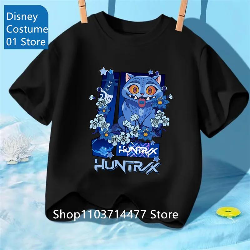 Hip Hop Kpop Lovci démonů Tričko kluk holky Vtipné Rumi Zoey Mira Trička Kreslené Korejské Ulzzang Dospívající Děti Crewneck Trička