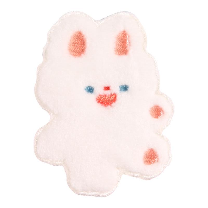 Plush Cloth Sticker, Self-Adhesive Pattern Sticker For Clothes And Bags, Down Jacket, Pants, Holes And No Marks, Embroidery Patch Sticker.