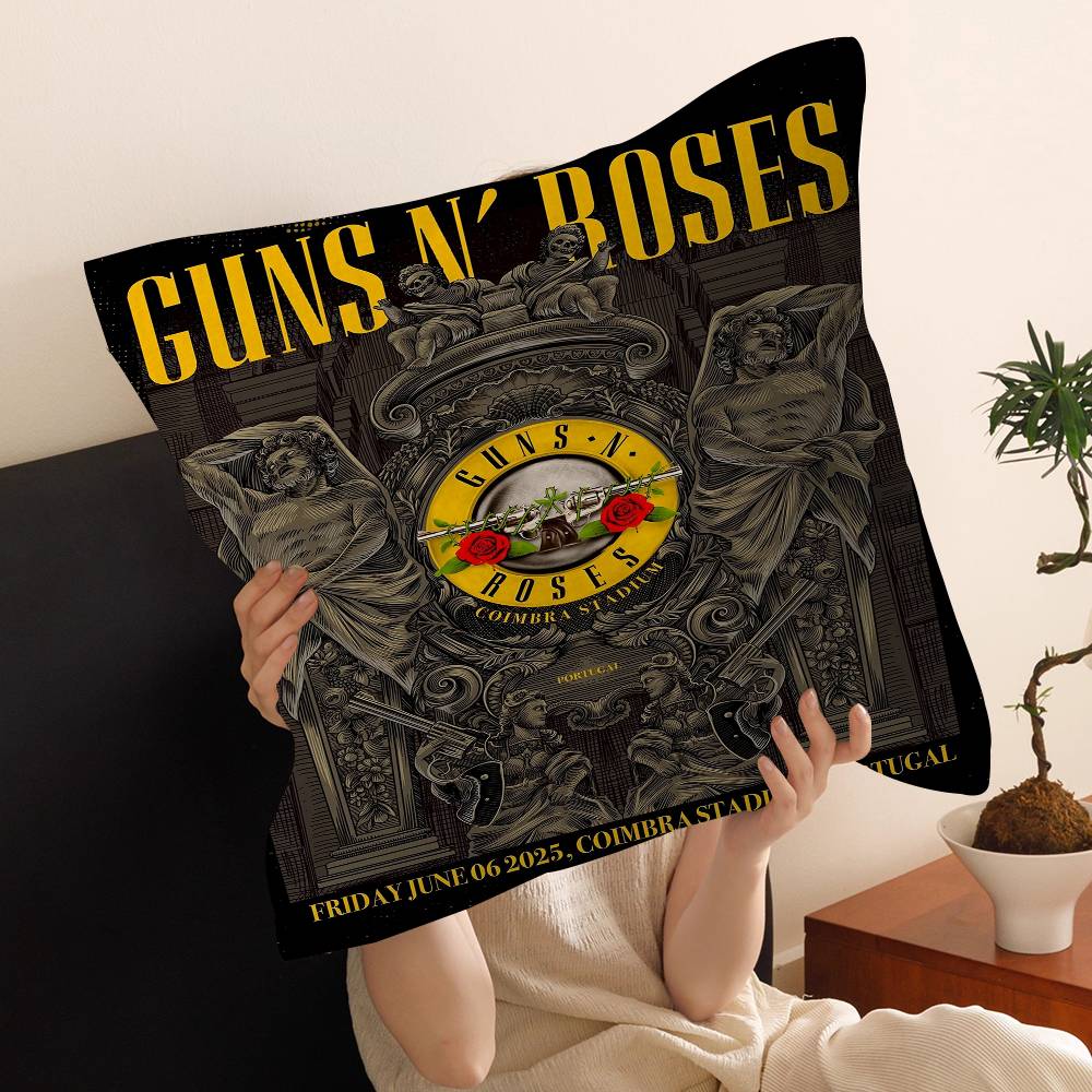 Band G-Guns N-N' R-Roses-S Pillow Cover Sofa Cushion Cover Home Room Decoration Children Gift