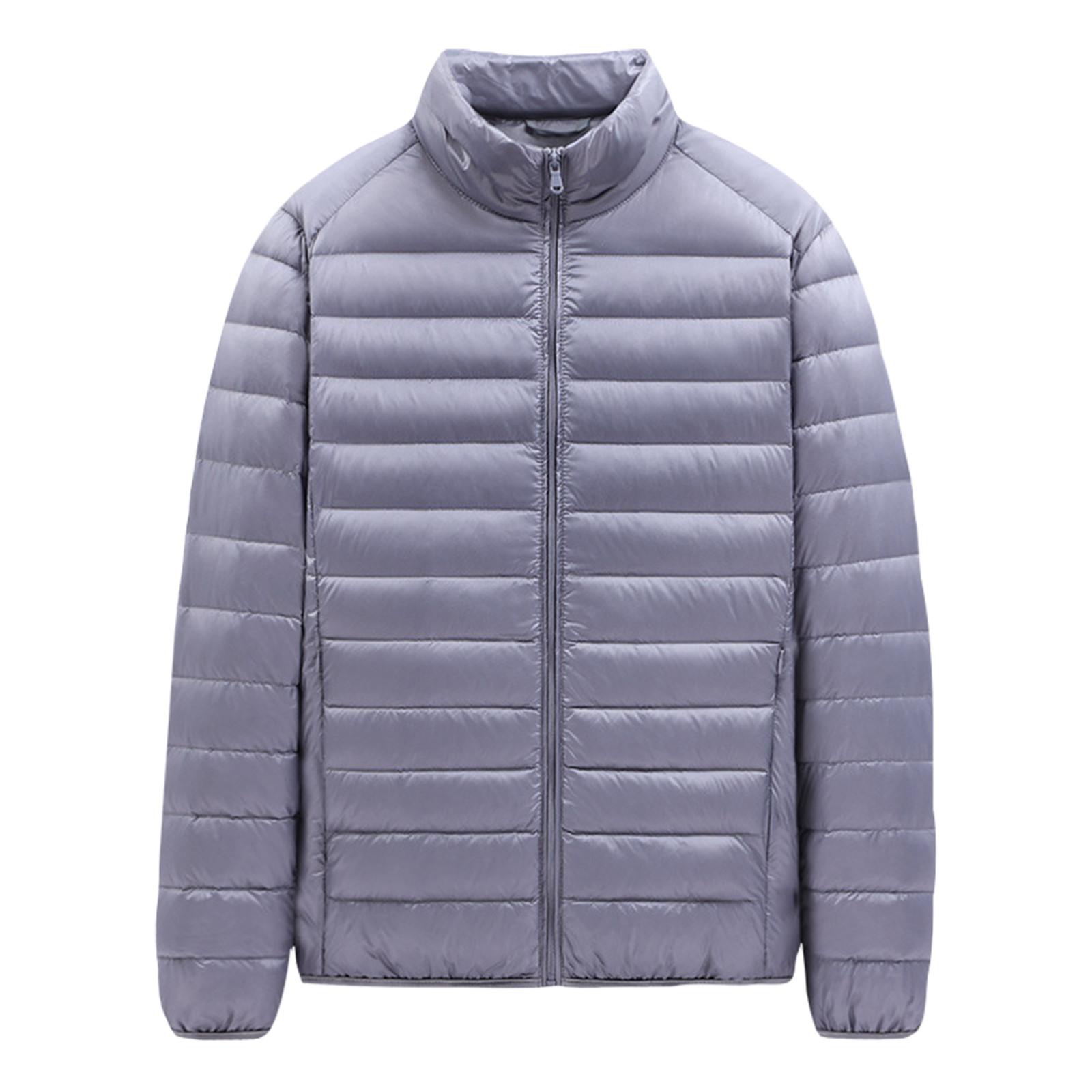 

Пуховик из хлопка, легкий и тонкий свободный большой повседневный пуховик с воротником-стойкой XXXXL