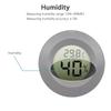 5/1Pcs Mini Black white Digital LCD Indoor Convenient Temperature Sensor Humidity Meter Thermometer Hygrometer Gauge