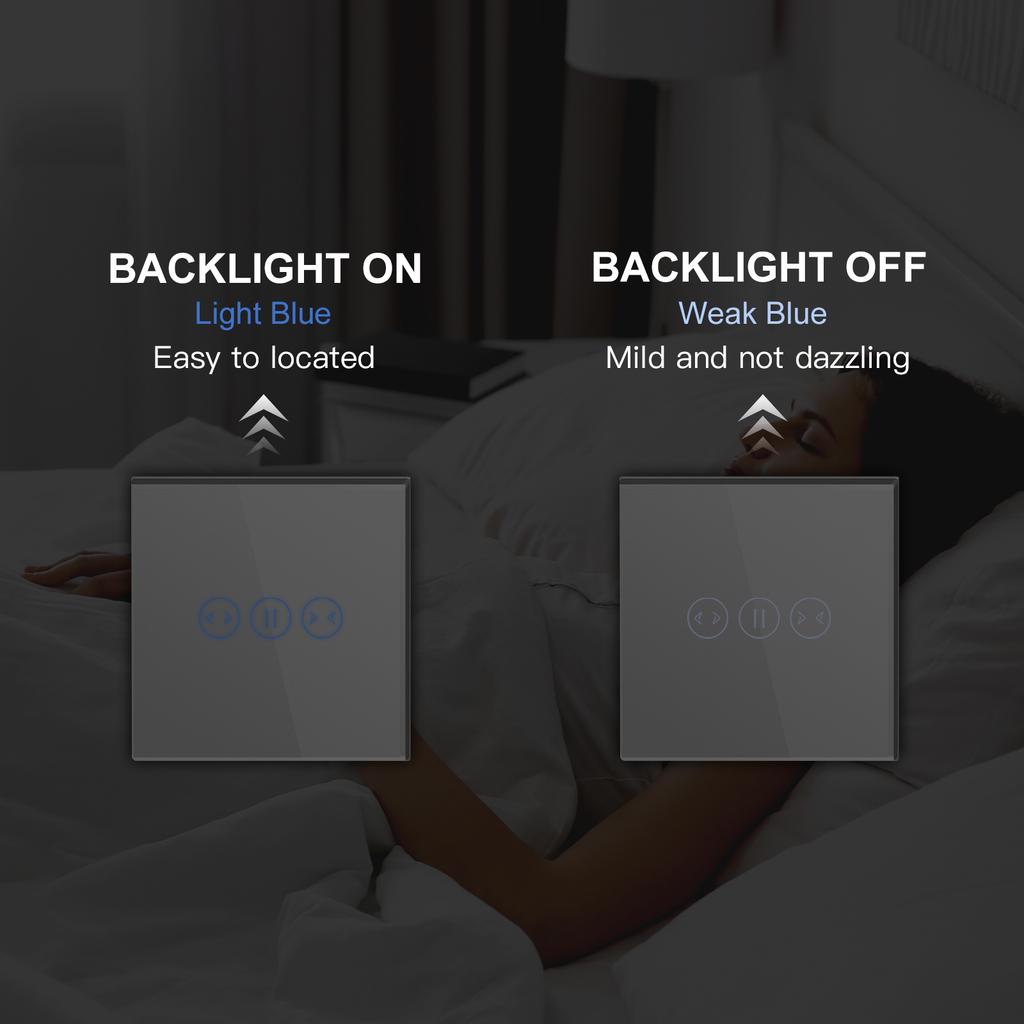 BSEED Wifi Curtains Switch Wireless Intelligent Smart Curtain Switch Support For Tuya APP Google Assistant Voice Control