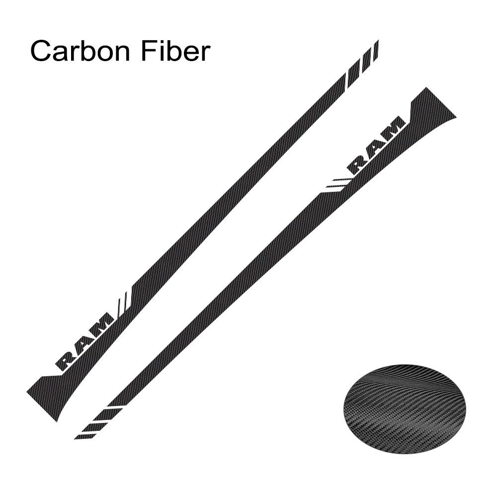 Pickup Door Side Skirt Stickers For Dodge RAM 1500 2500 Rebel Truck Graphics Decal Car Custom Vinyl Decor Decal Auto Accessories