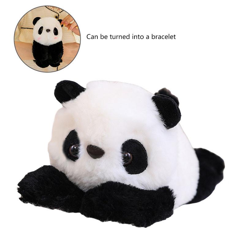 Soft And Fuzzy Panda Monkey Clap Bracelet Plush Toy Wristband For Children 78 Characters