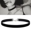 Gothic Black Velvet Choker Necklace Adjustable Rope Women Girl Jewelry Accessories For Party Gift