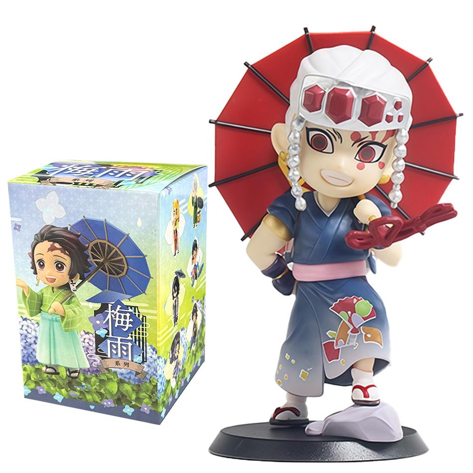 Demon Slayer Figure Toy Anime Kimetsu Yaiba Umbrella Tanjiro Nidouzi Inosuke Zenizu Figurine Model Doll Gifts PVD no series Kid Friendly Entertaining