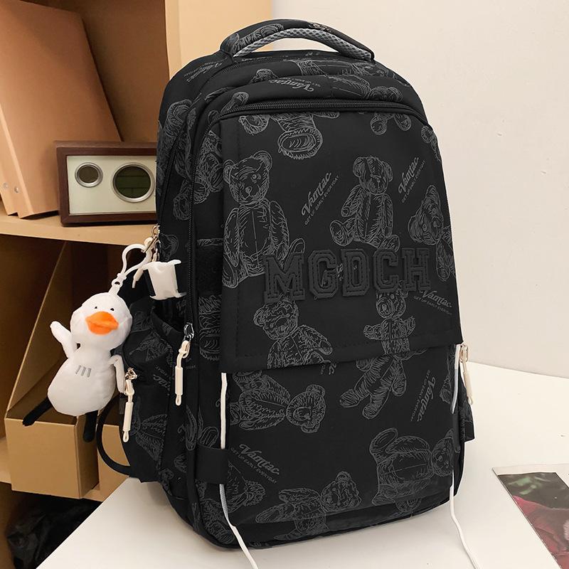 Schoolbags College Students Girls High School Students Boys Large Capacity Printed Backpack Junior High School Students Backpacks
