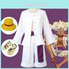 Opice D. Luffy Cosplay Kostým Anime One Piece Halloweenské Obleky