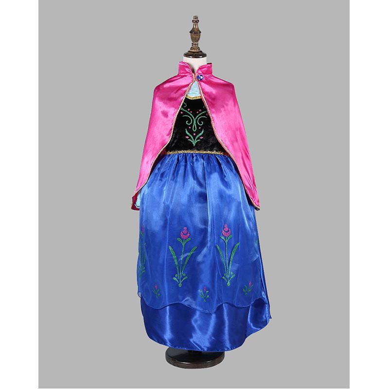 Belle Princess Cinderella Dress Girls Kids Party Cosplay Fancy Costume Dress 