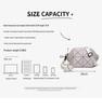 2025 Geometric Diamond Lattice Crossbody Shell Bag with Coin Purse