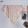 Spring/Summer Floral Silk Scarf Bandana - Women's Versatile Luxury 70cm Square Scarf