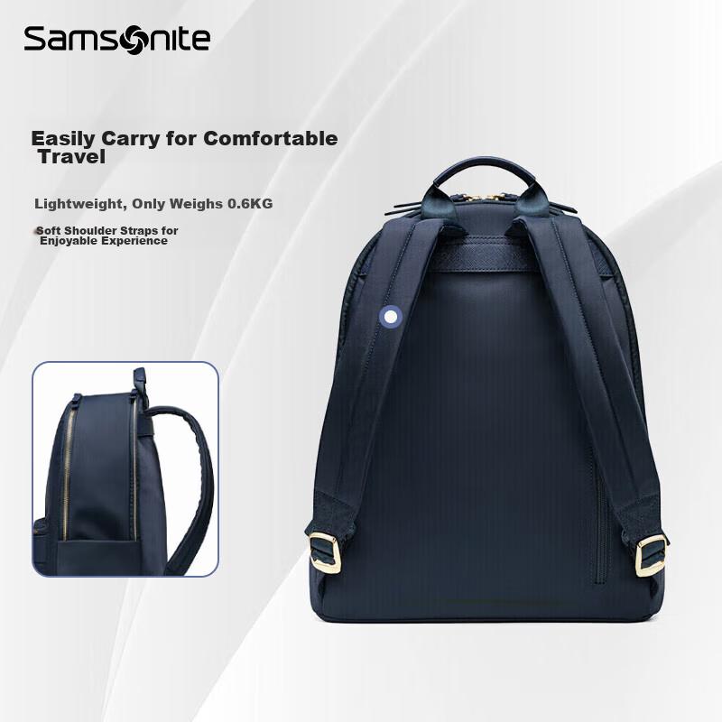 Samsonite (Samsonite) Rucksack, 13-Zoll-Laptoptasche, Damenrucksack, Schulrucksack für Studenten, Einfache und modische Reisetasche TQ4