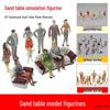 Architectural Sand Table Model Figures: Colored Miniature People & Railway Workers