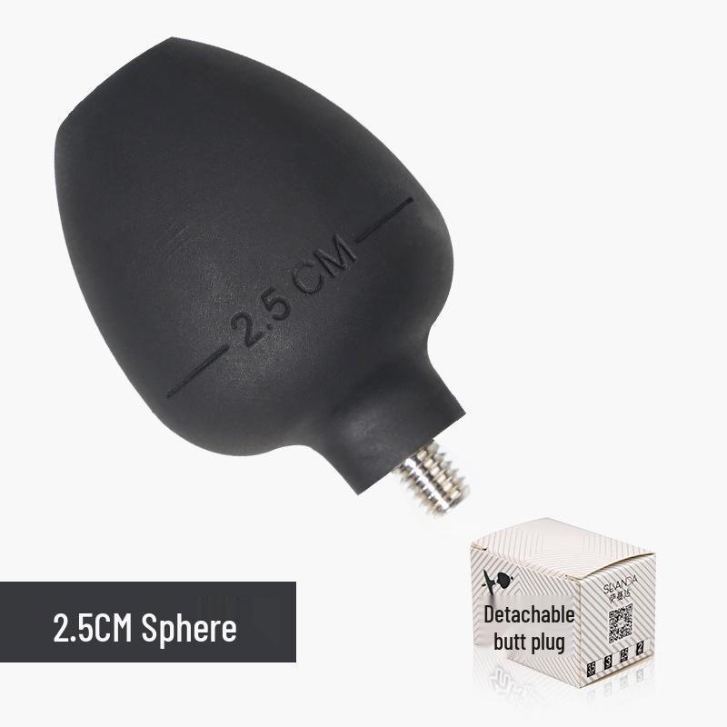 Samantha Silicone Detachable Split Butt Plug with Pull Beads for Adult Self-Stimulation and Shared Use