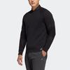 Adidas Golf Pullover Long Sleeve Knit Sweater Men Tops Black HB3597