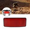 Rear Pannier Rack,Safety Caution Reflector Bicycle Bike Front Rear Red