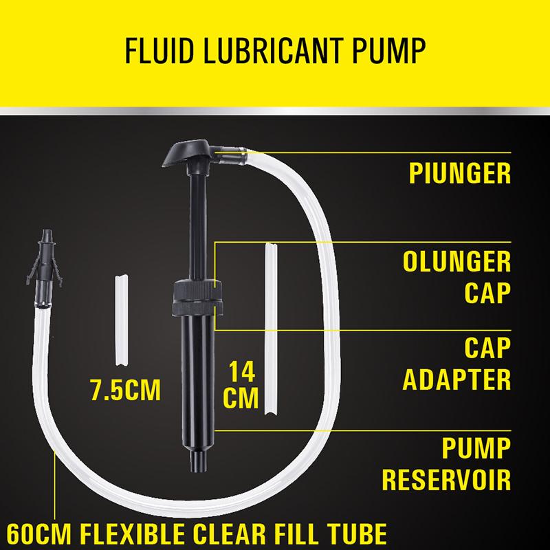 1 Set Transmission Fluid Pump Gear Oil Pump Lubricant Fluid Transfer Pump For Gallon Bottles & Wide Mouth Quart Bottles