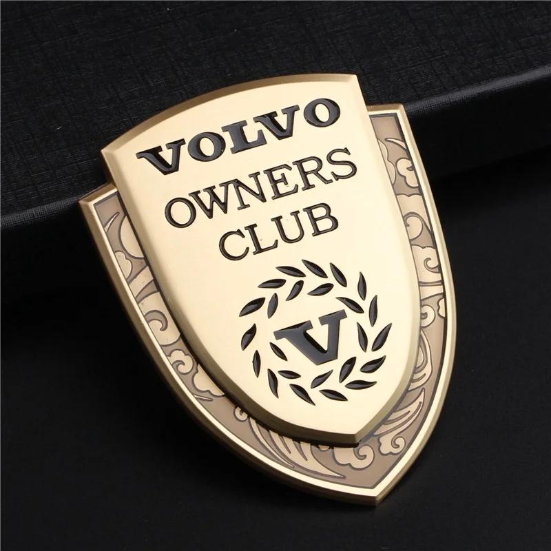 

1Pcs Volvo 3D Stereoscopic Labeling Side Window Body Decoration Automotive Metal For Volvo XC60 S60 V40 V50 V60 S80 S40 C30 AWD