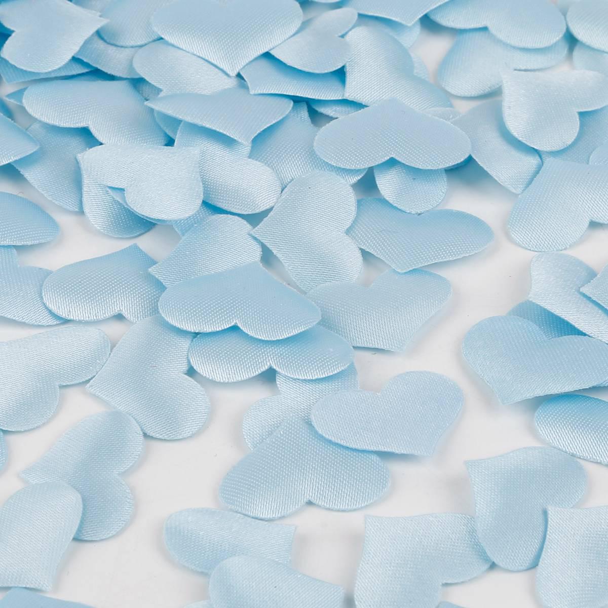 

Лепестки в виде сердца 5,5×5,5 см, 100 штук 20x15mm небесно-голубой