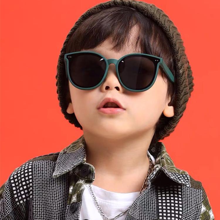 Dětské sluneční brýle Chlapecké Cool Girls Měkký rám TPEE Design Cat Eye Módní Venkovní sluneční brýle
