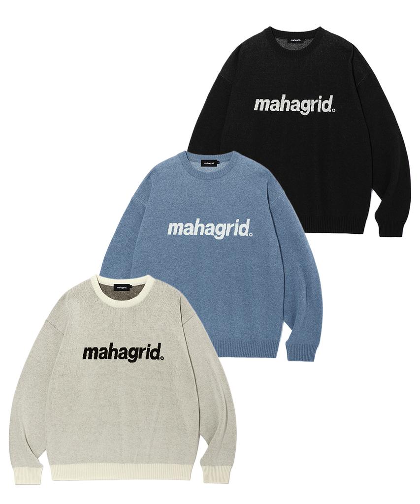 MAHAGRID Basic Logo Knit Sweater_3Colors(Mg2Efmk620A)