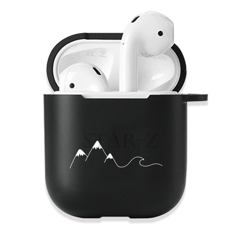 Soft Black Silicone Case for Apple Airpods Pro 3 2 1 The Great Wave of Kanagawa Bluetoooth Wireless Earphone Cases Airpod Cover