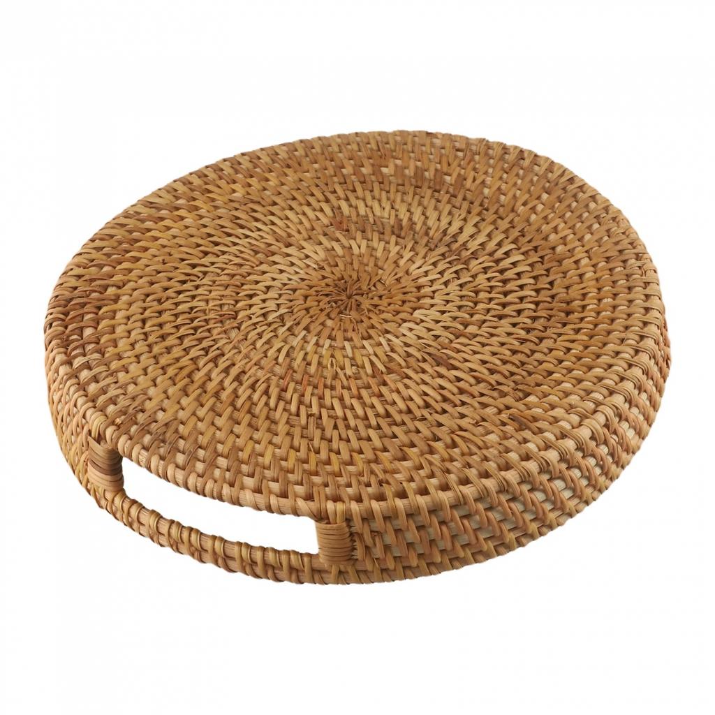 Rattan Tray for Serving and Storage Enhance Your For Home's Rustic Charm