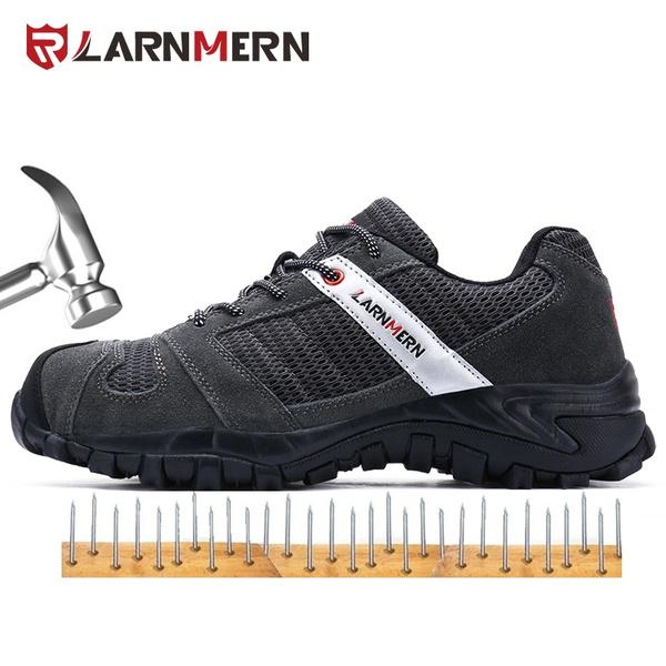 larnmern steel toe safety shoes