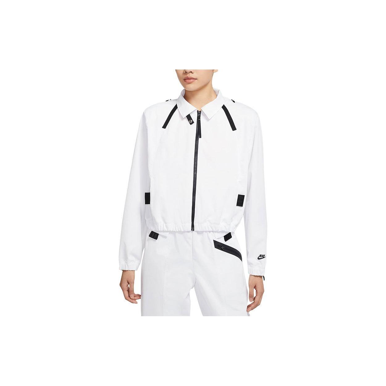 (WMNS) AS W Nike Sportswear DF TP WVN JKT Jacket White Women s DD4609-100 S