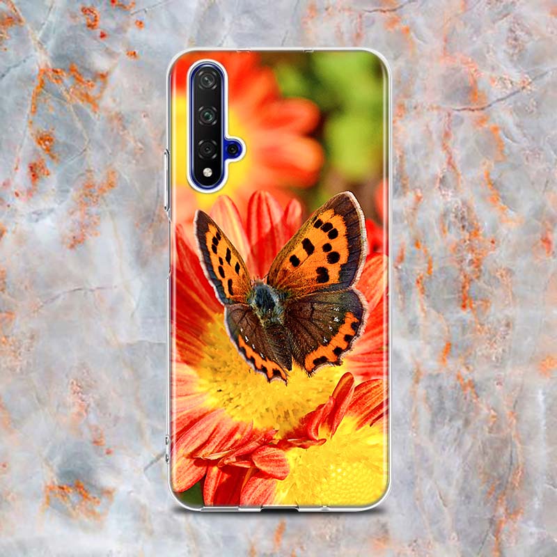 

Милый модный силиконовый чехол с бабочкой для Honor 20 20S 20E 8 8A Prime 8X MAX 8C 8S 7A 7C 7S Pro Phone Case Honor 7S