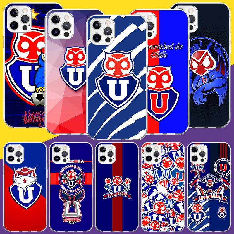 De Chile U-University Logo Phone Case For iPhone 17 Air 16 15 Plus 11 14 Pro Max 13 Mini 12 7 8 + SE Pattern Art Customized Cove