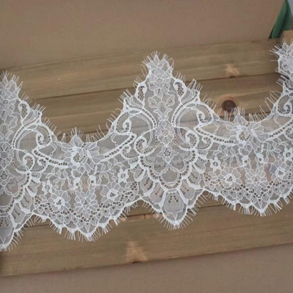 3 Yard Hollowed Out Lace Bearded Edge Lace Ribbons Trim Wedding Embroidery Wedding Dress