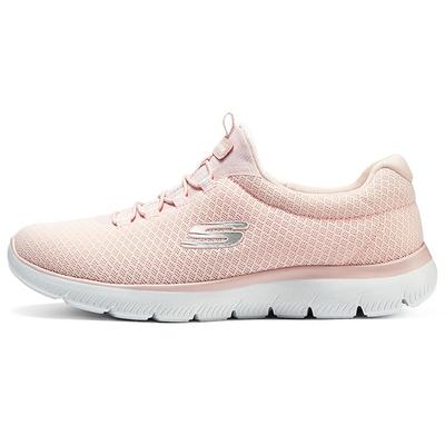 Zapatillas Casuales de Malla Cómodas Versátiles Amortiguadoras Transpirables Ligeras Caña Baja para Mujer Rosa 12980-LTPK
