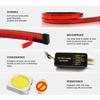 Car Universal 12V Flexible LED Light Strip Multi-mode Rear Tail Warning Turn Signal Running Lamp Brake Stop Turn Signal Lights