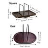 Multi Compartment Rotating Napkin Holder Vertical Napkin Holder  for Dining Table