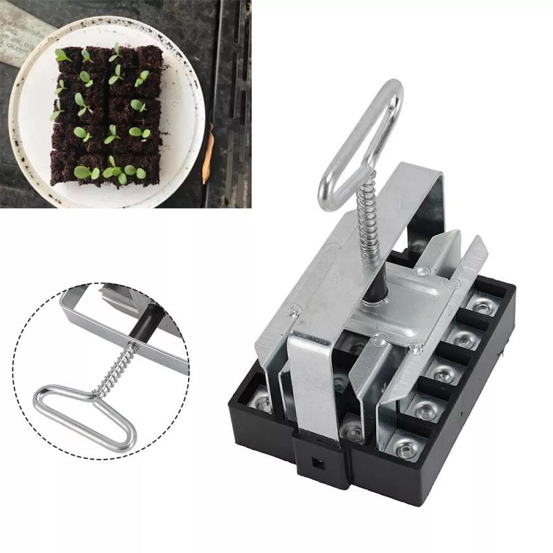 20 Cells Manual Soil Block Maker With Comfortable Grip Soil Blocker New
