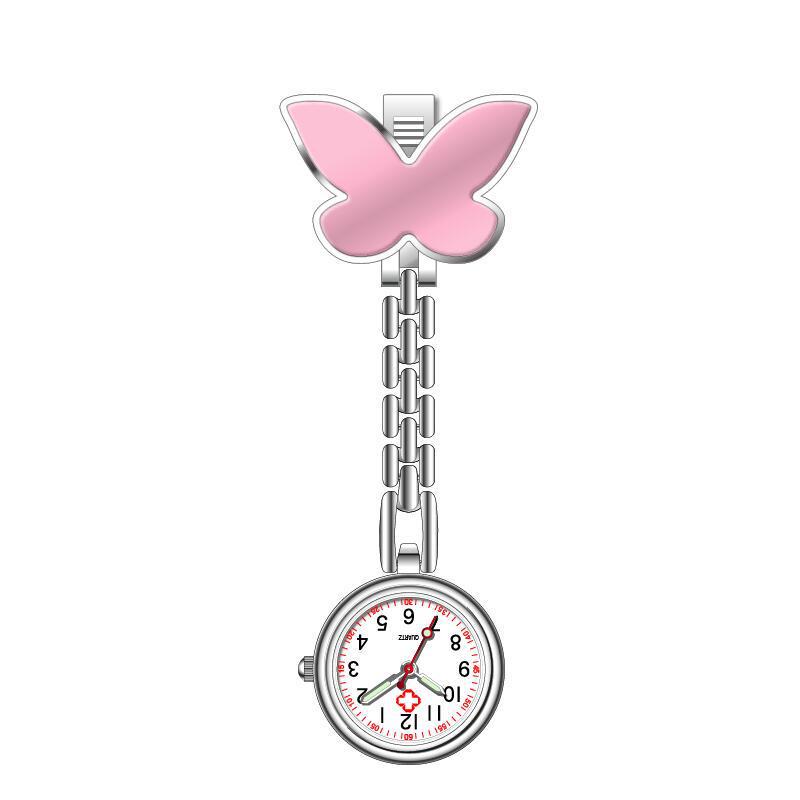 

Часы медсестры с бабочкой - Таймер с лазерной гравировкой для студентов и врачей, Простые и модные