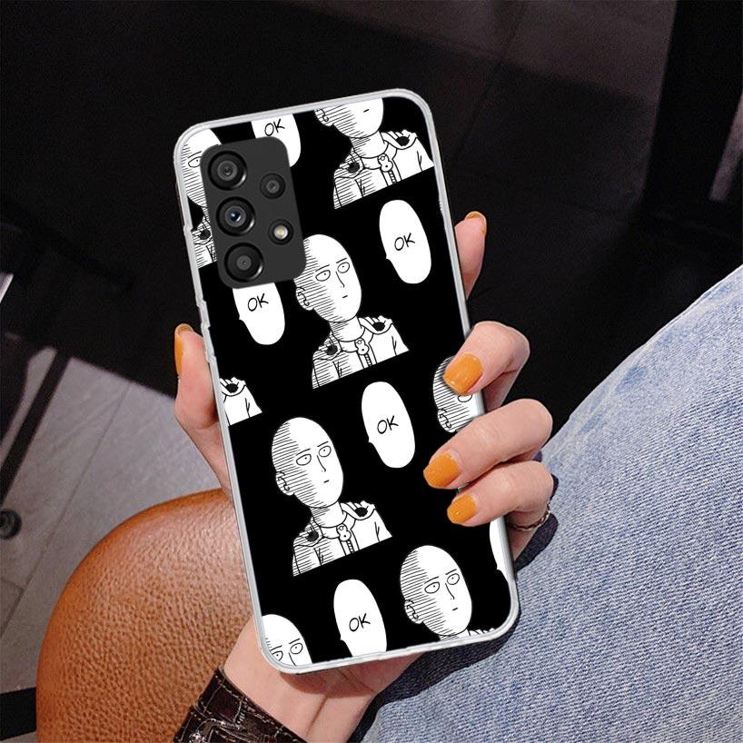 Anime One-Punch Man Phone Case For Samsung Galaxy A17 A16 A15 A14 A13 A57 A56 A55 A54 A53 A37 A36 A35 A34 A33 A26 A25 A24 A23 Ga