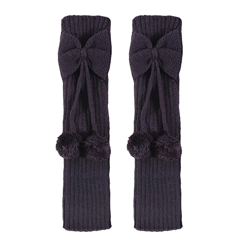 Knitted Long Fingerless Mittens Glove Arm Warmer Stretchy Mitten Unisex Crochet Half Finger Long Gloves Hot Selling