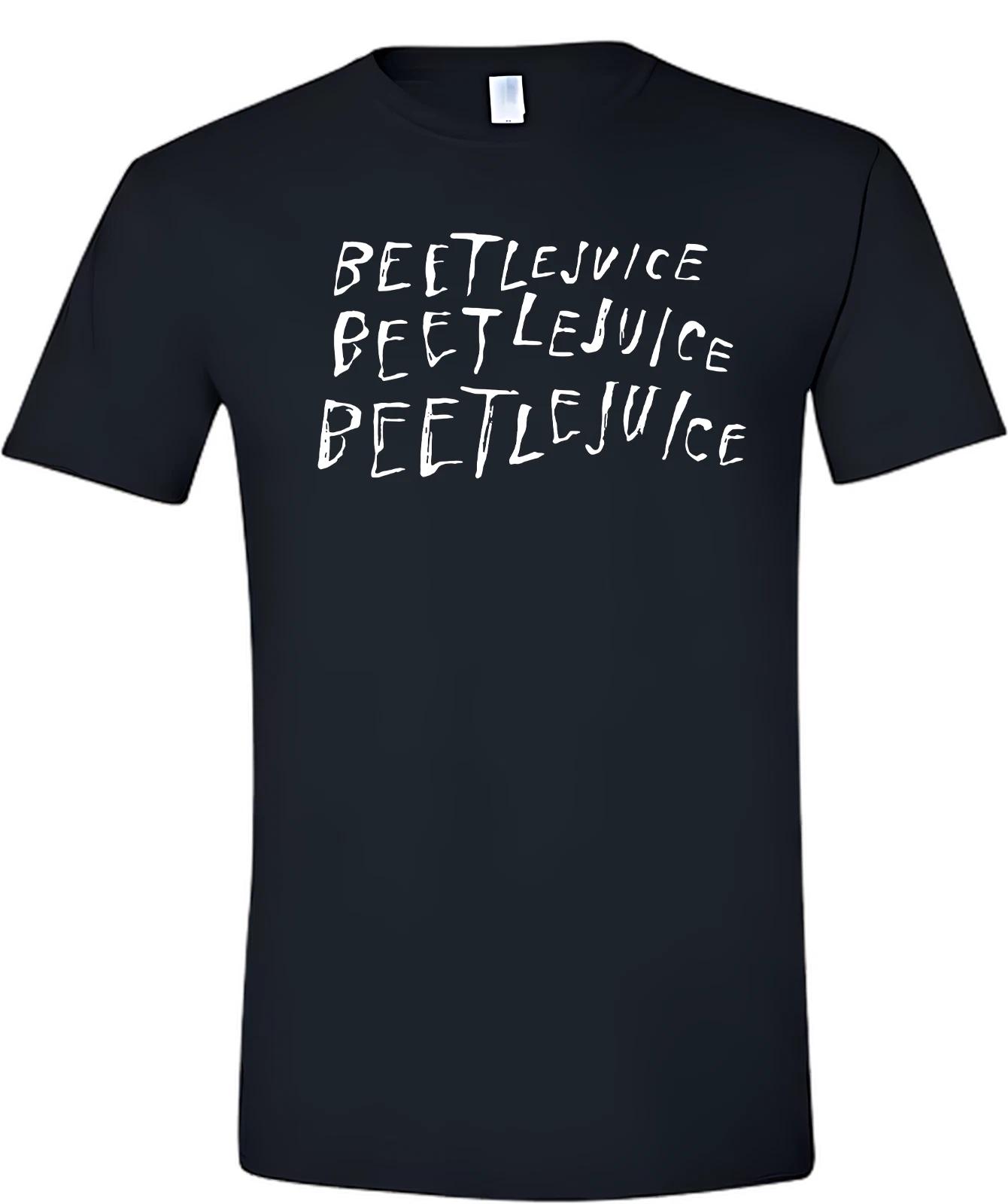

Beetle Juice Beetle Juice Beetle Juice Solid Black Short Sleeve T-Shirt S